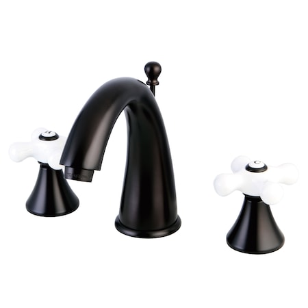 Kingston Brass 8" Widespread Bathroom Faucet, Oil Rubbed Bronze KS2975PX